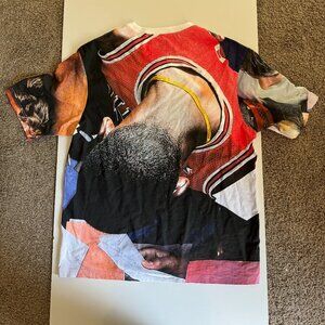 Union Michael Jordan Signature Graphic T-Shirt Size Large 100% Cotton Streetwear